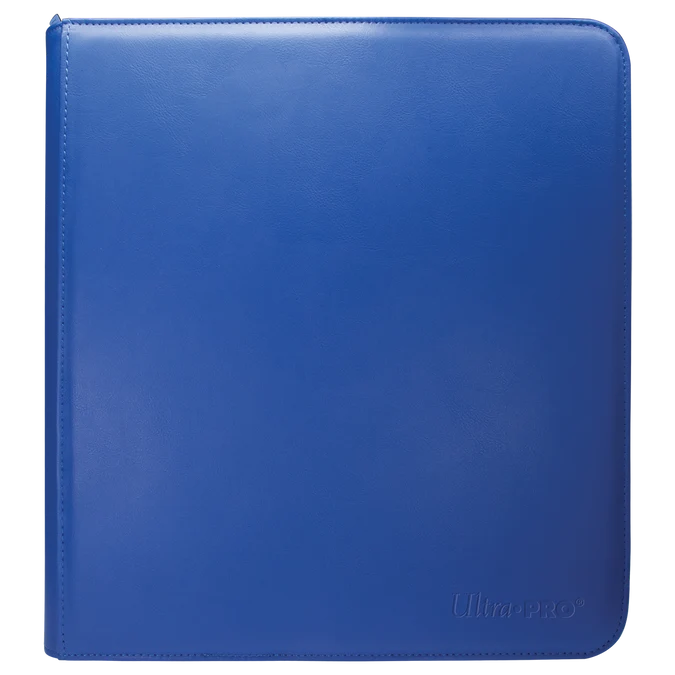 Ultra-Pro Binder: PRO 12-Pocket Zippered Vivid Blue
