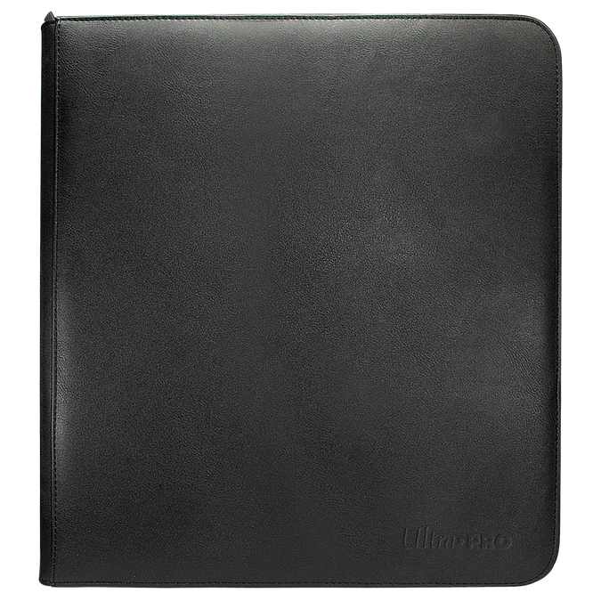 Ultra-Pro Binder: PRO 12-Pocket Zippered Vivid Black