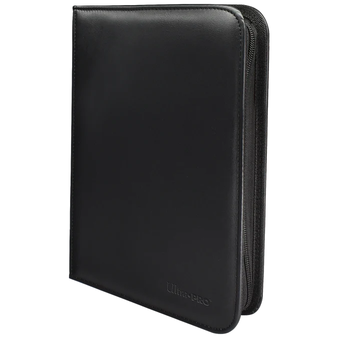 Binder: PRO 4Pocket Zippered Vivid- Black