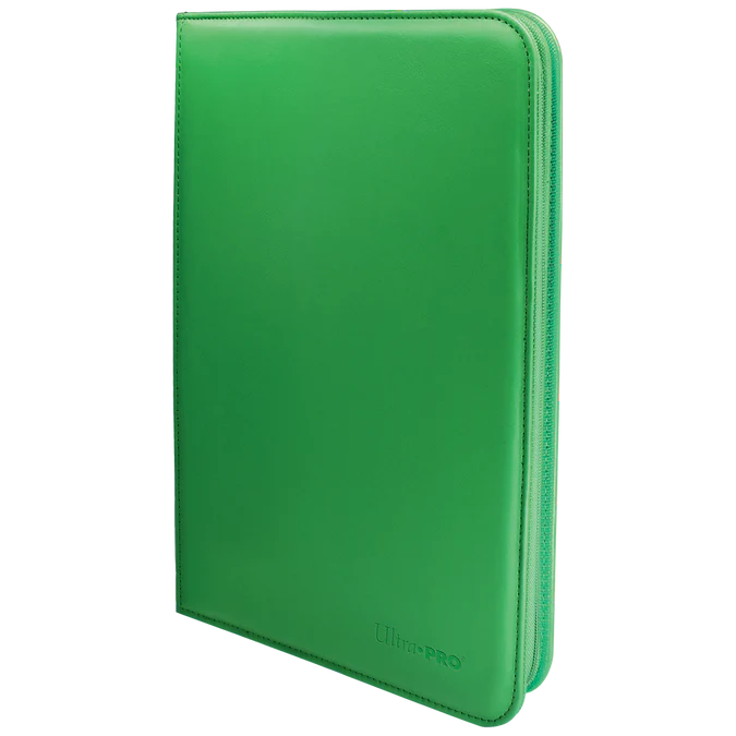 Ultra-Pro Binder: PRO 9-Pocket Zippered Vivid Green