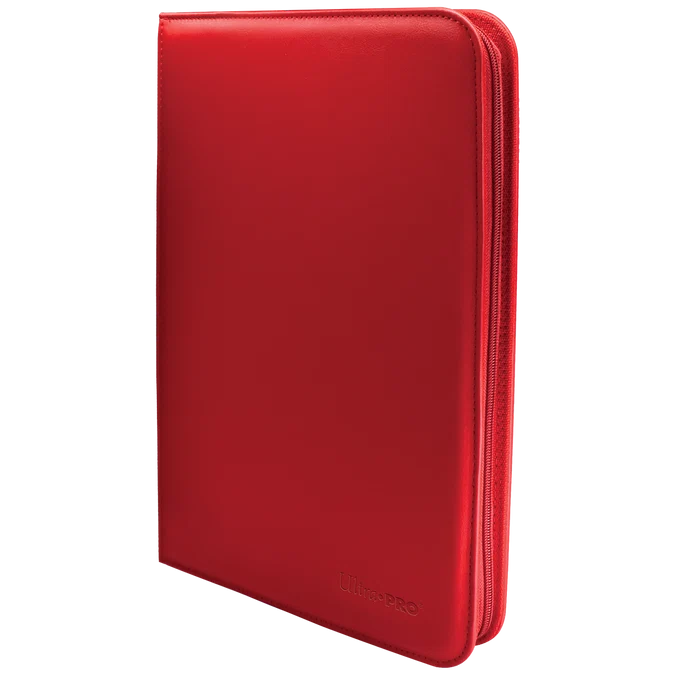 Ultra-Pro Binder: PRO 9-Pocket Zippered Vivid Red