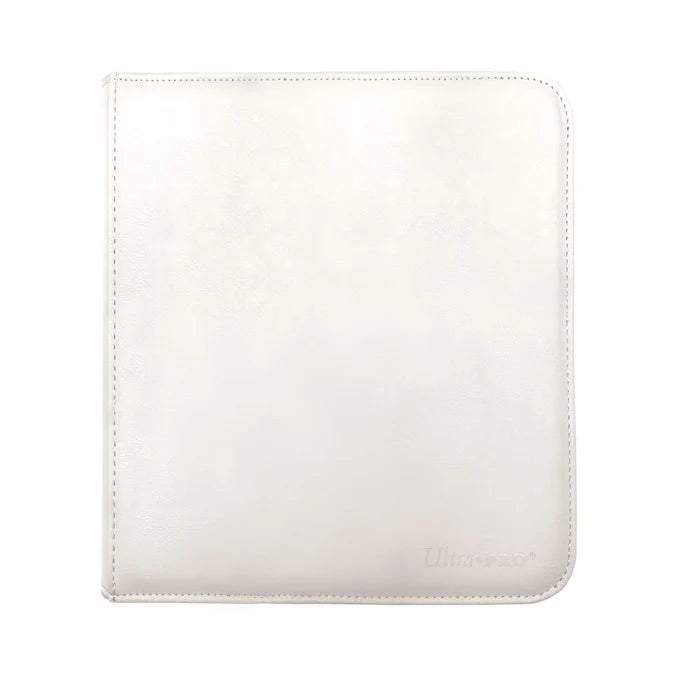 Ultra-Pro Binder: PRO 12-Pocket Zippered Vivid White