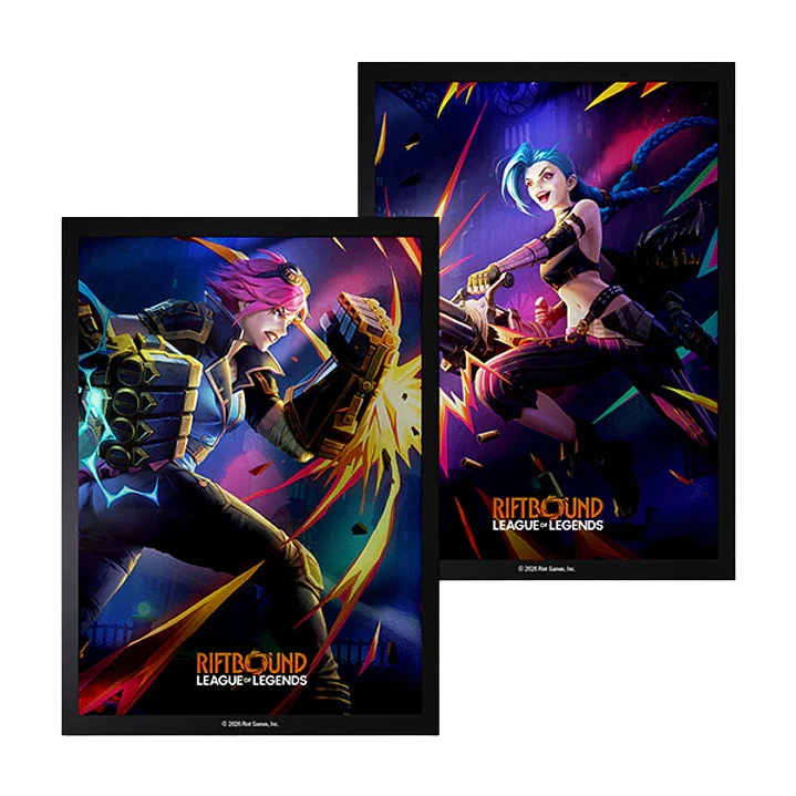 Card Sleeves: Riftbound- Vendetta- Vi vs Jinx