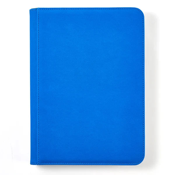 Arcane Fortress Binder: 9 Pocket Zippered- Solid Color- Blue U
