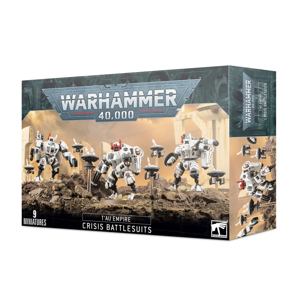 Warhammer 40k:  XV8 Crisis Battlesuit Team