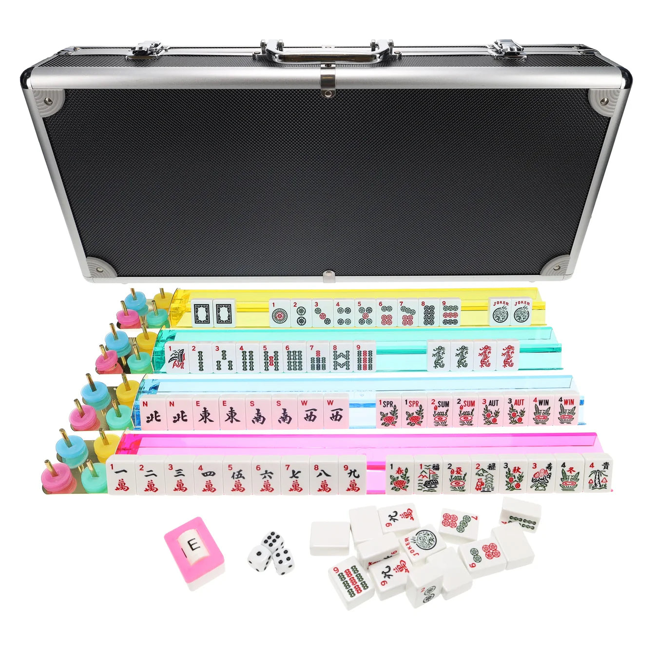 Deluxe American Mahjong in a Silver Aluminum Case