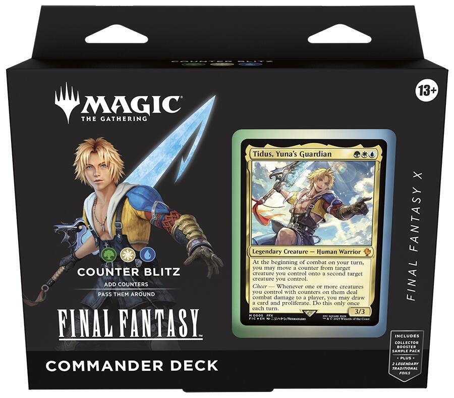 Magic the Gathering: Universes Beyond Final Fantasy Commander Deck- Counter Blitz