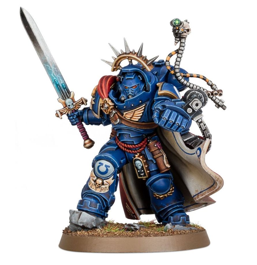 Warhammer 40k:  Space Marines Captain in Gravis Armour