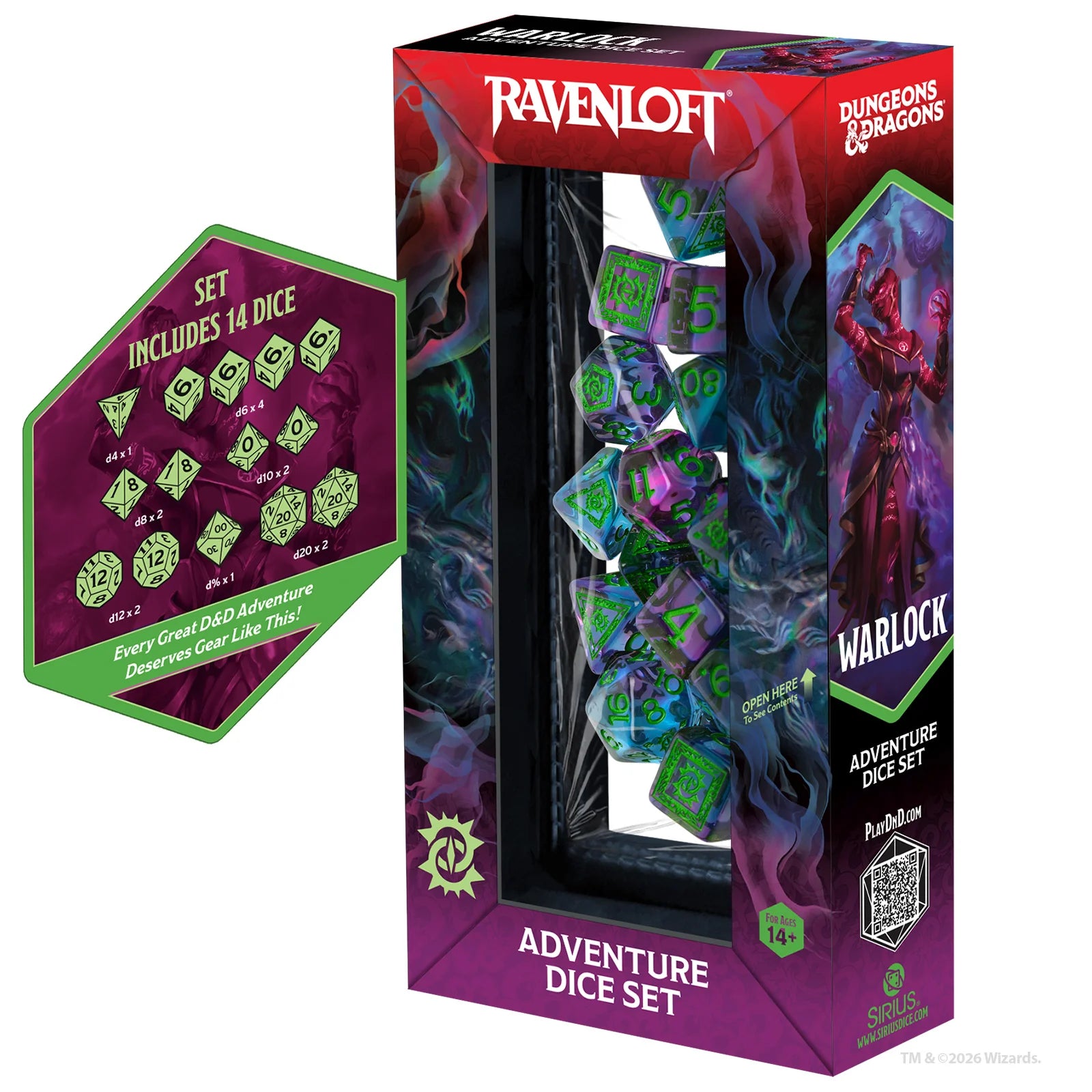D&D Adventrue Dice: Ravenloft- Warlock