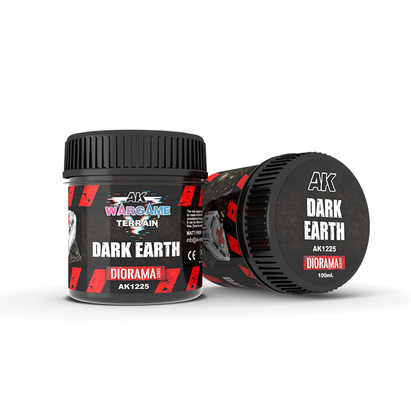 AK Interactive Wargame Battle Ground Terrains Dark Earth - 100ml