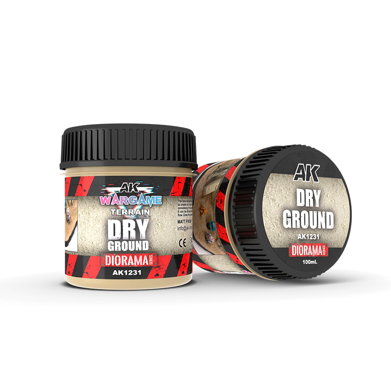 AK Interactive Wargame Battle Ground Terrains Dry Ground - 100ml