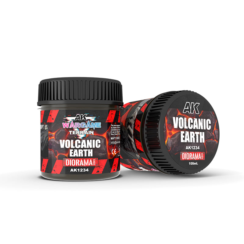 AK Interactive Wargame Battle Ground Terrains Volcanic Earth - 100ml