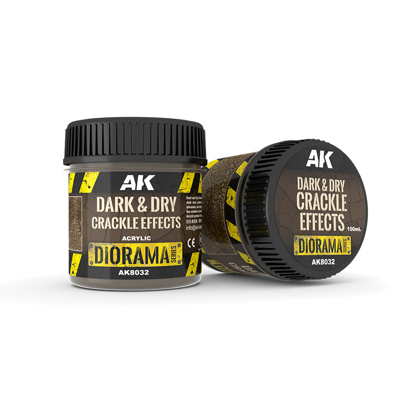 AK Interactive: Dark & Dry Crackle Effect