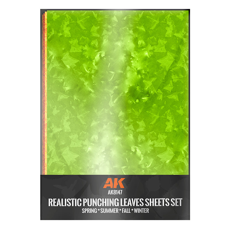 AK Interactive: Leaves Punching Sheet (4pc)