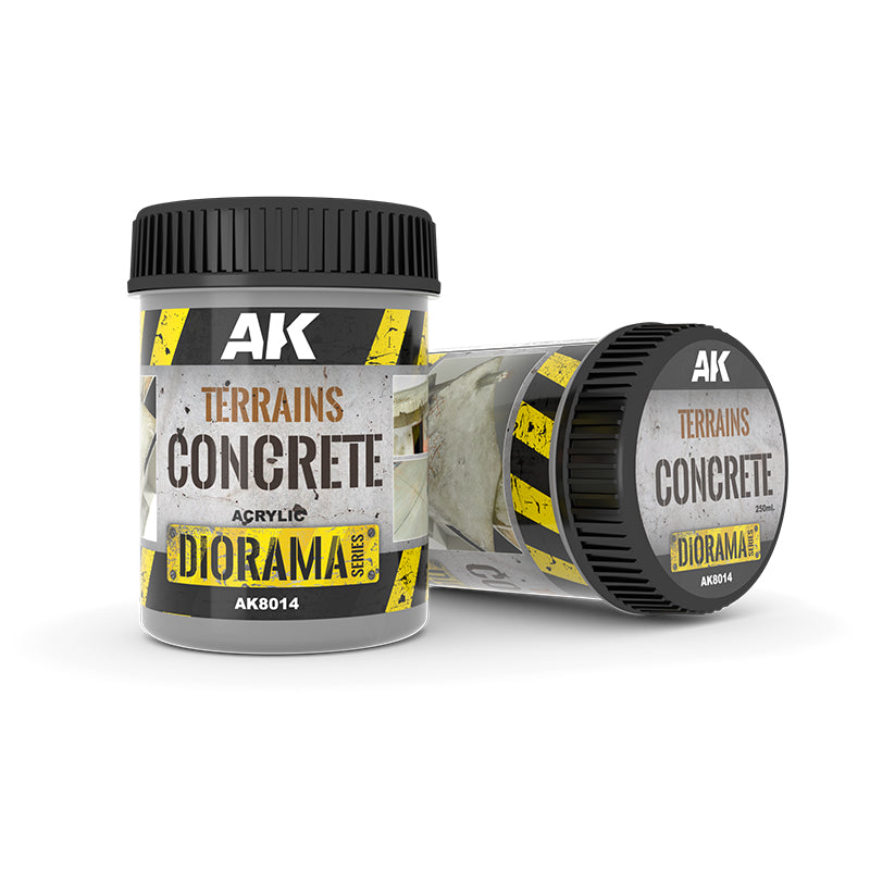 AK Interactive Terrains Concrete - 250ml (Acrylic)