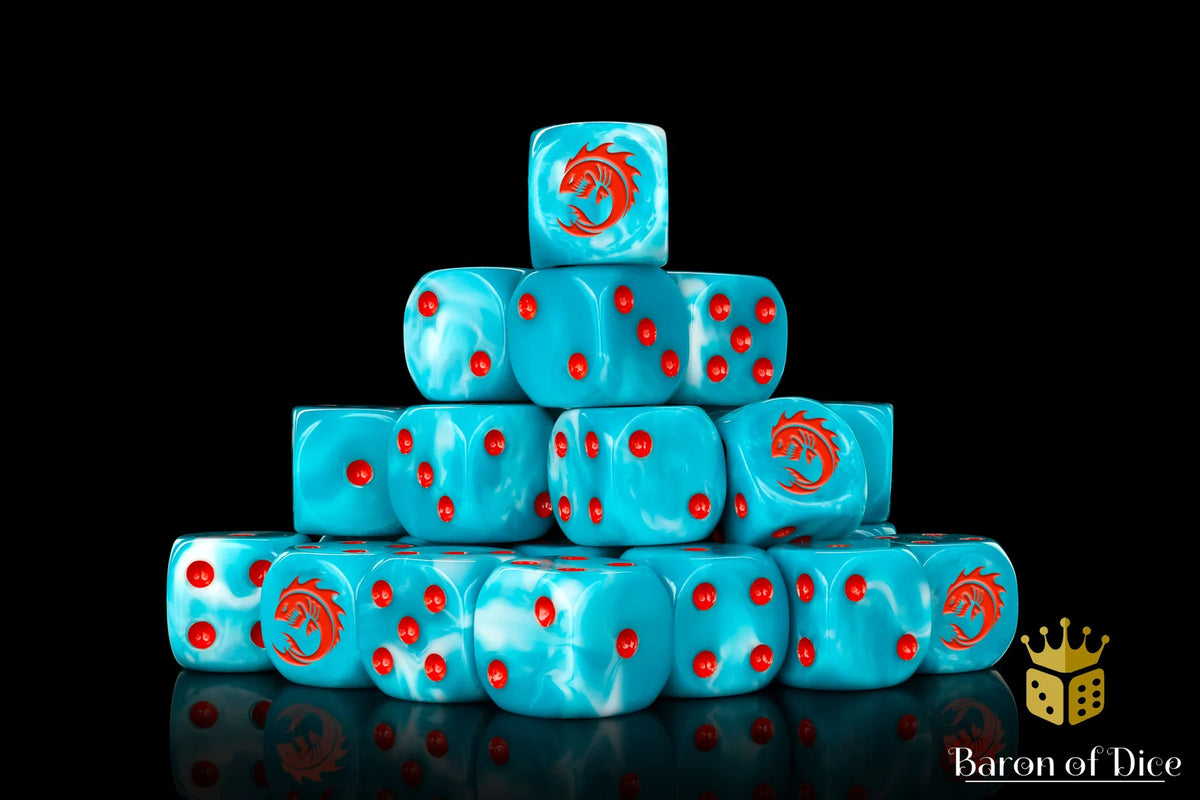 Baron of Dice: Sea Monsters Dice - Orange