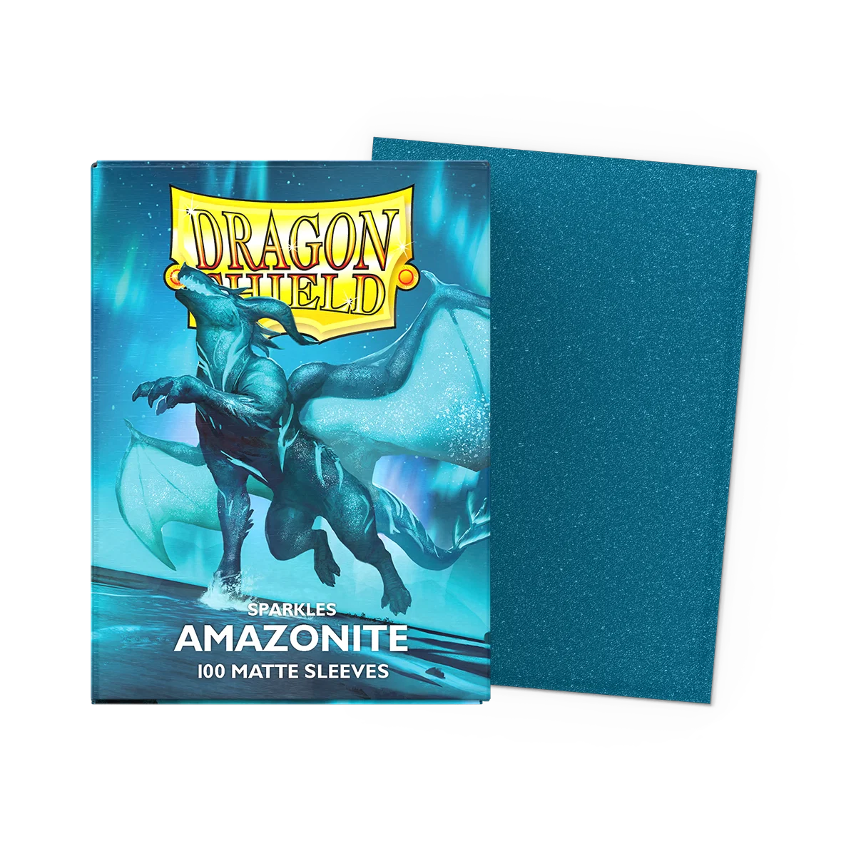 Dragon Shield Sleeves: Standard- Matte Sparkles Amazonite (100 ct.)