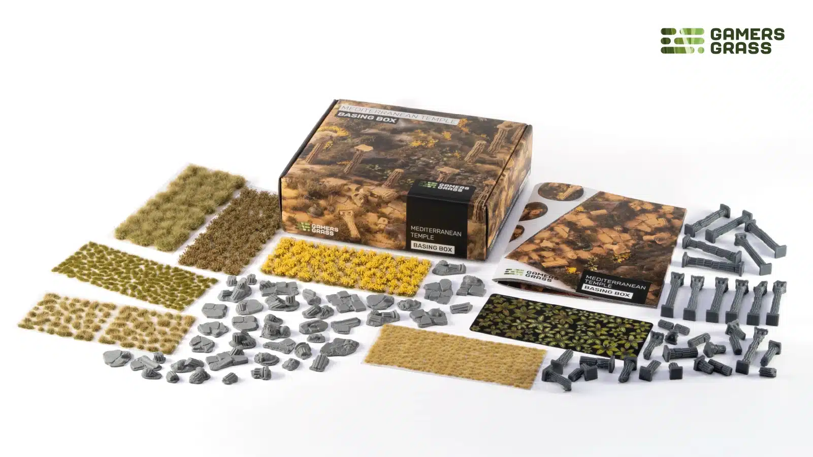 Gamers Grass Basing Box Mediterranean Temple Set