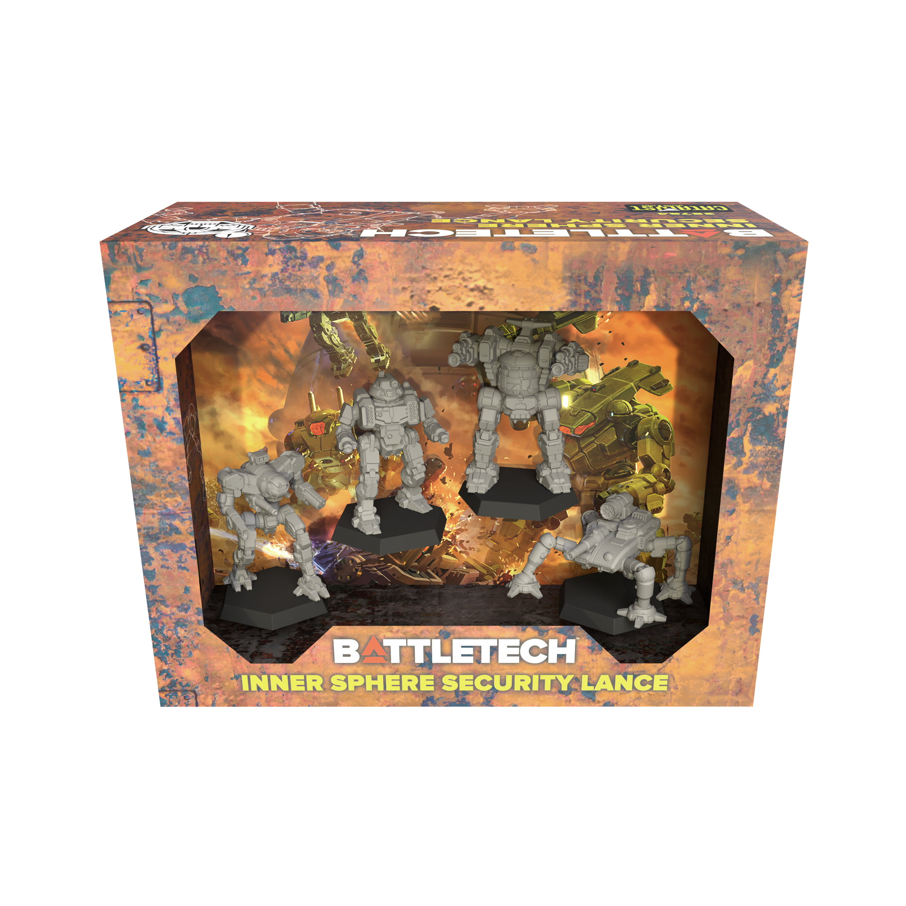 BattleTech: Inner Sphere Security Lance Miniatures Pack