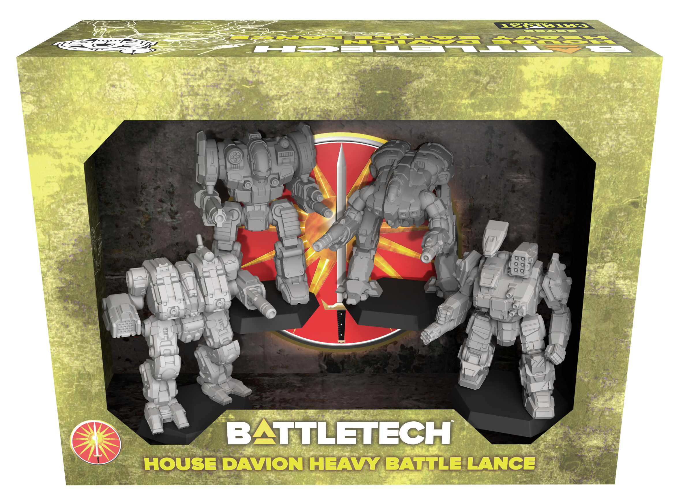 BattleTech: Miniature Force Pack- House Davion Heavy Battle Lance