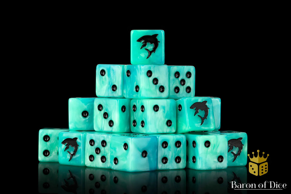 Baron of Dice: Carcharodon "Great White Shark" Dice