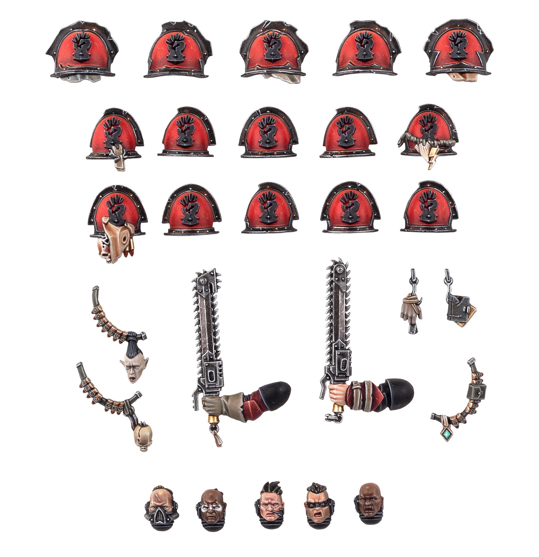 Chaos Space Marines: Red Corsairs- Upgrades and Transfers