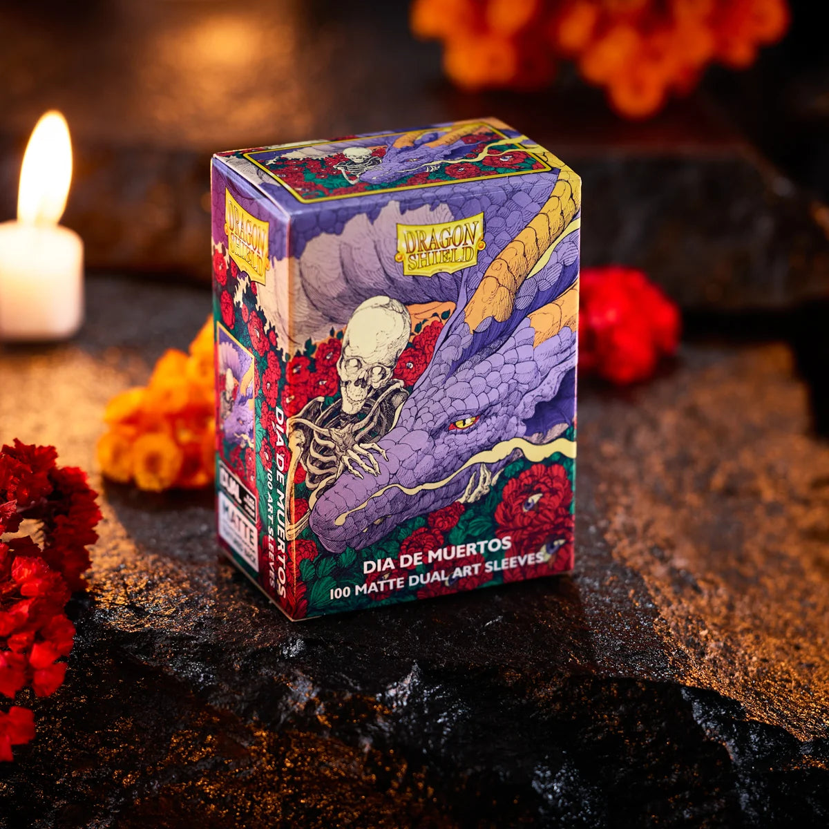 Dragon Shield Sleeves: Standard DUAL- Matte 'Dia De Muertos 2026' Art, Limited Edition