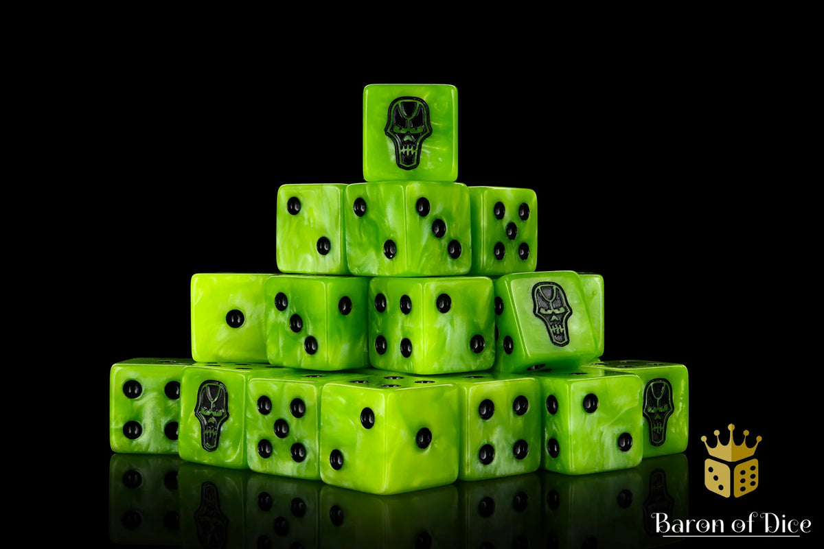 Baron of Dice: Day of the Dead Dice - Hieroglyph