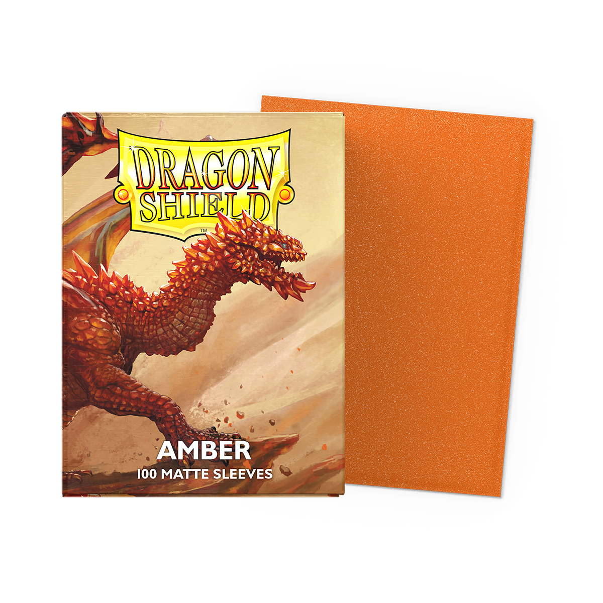 Dragon Shield Matte: Amber
