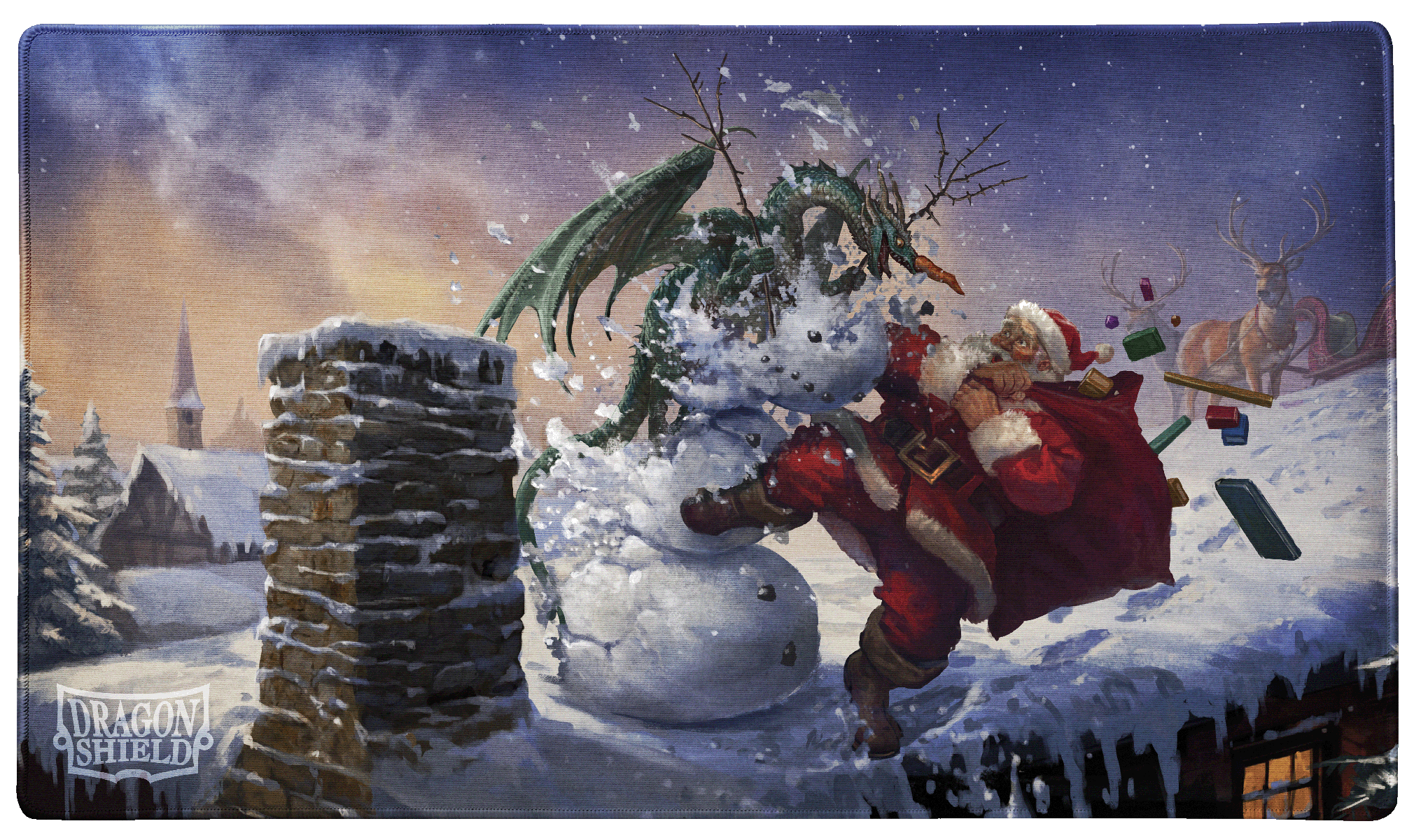 Dragon Shield Sleeves: Standard- Brushed 'Christmas 2025' Art, Limited Edition (100ct)