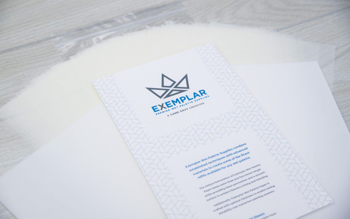 Exemplar Wet Palette Paper Refill Pack- Go
