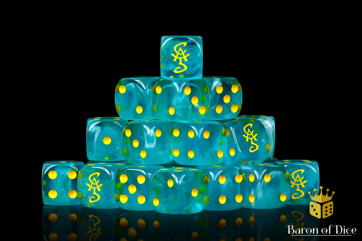 Baron of Dice: High Elves Dice - Elvish Blue
