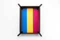 Dice Tray: Pride Velvet Folding Tray- Pansexual