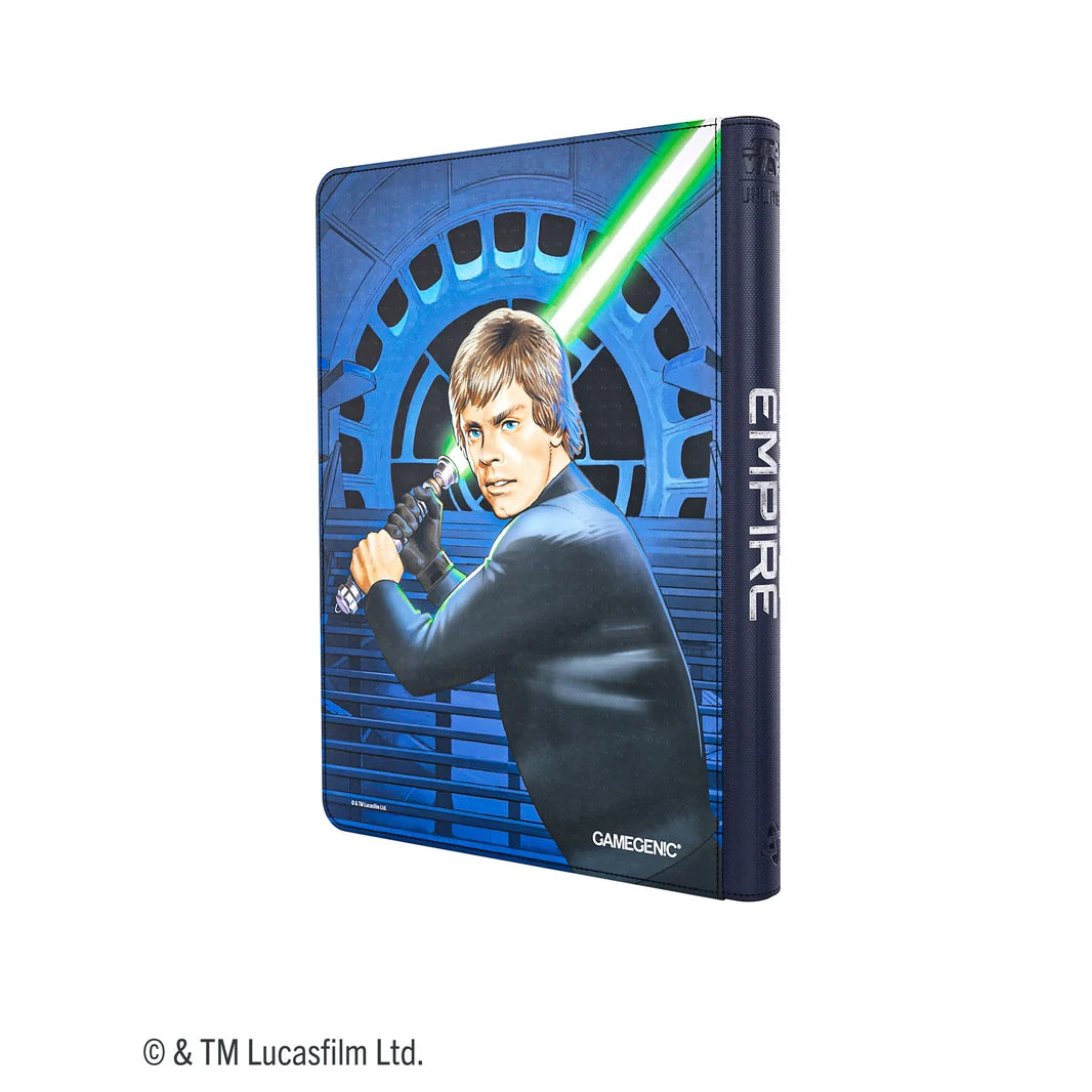 Star Wars: Unlimited Zip-Up Album 18-Pocket - Jedi Luke Skywalker & Emperor Palpatine
