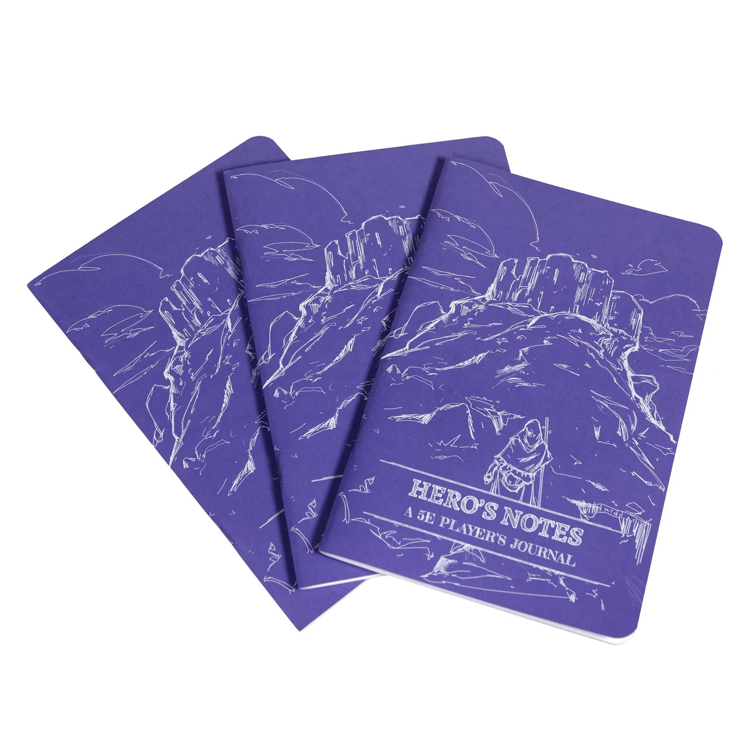 Hero Journal Set – Character Notebooks for D&D and RPG Players