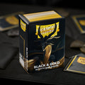 Dragon Shield Sleeves: Standard DUAL- Matte Black & Gold