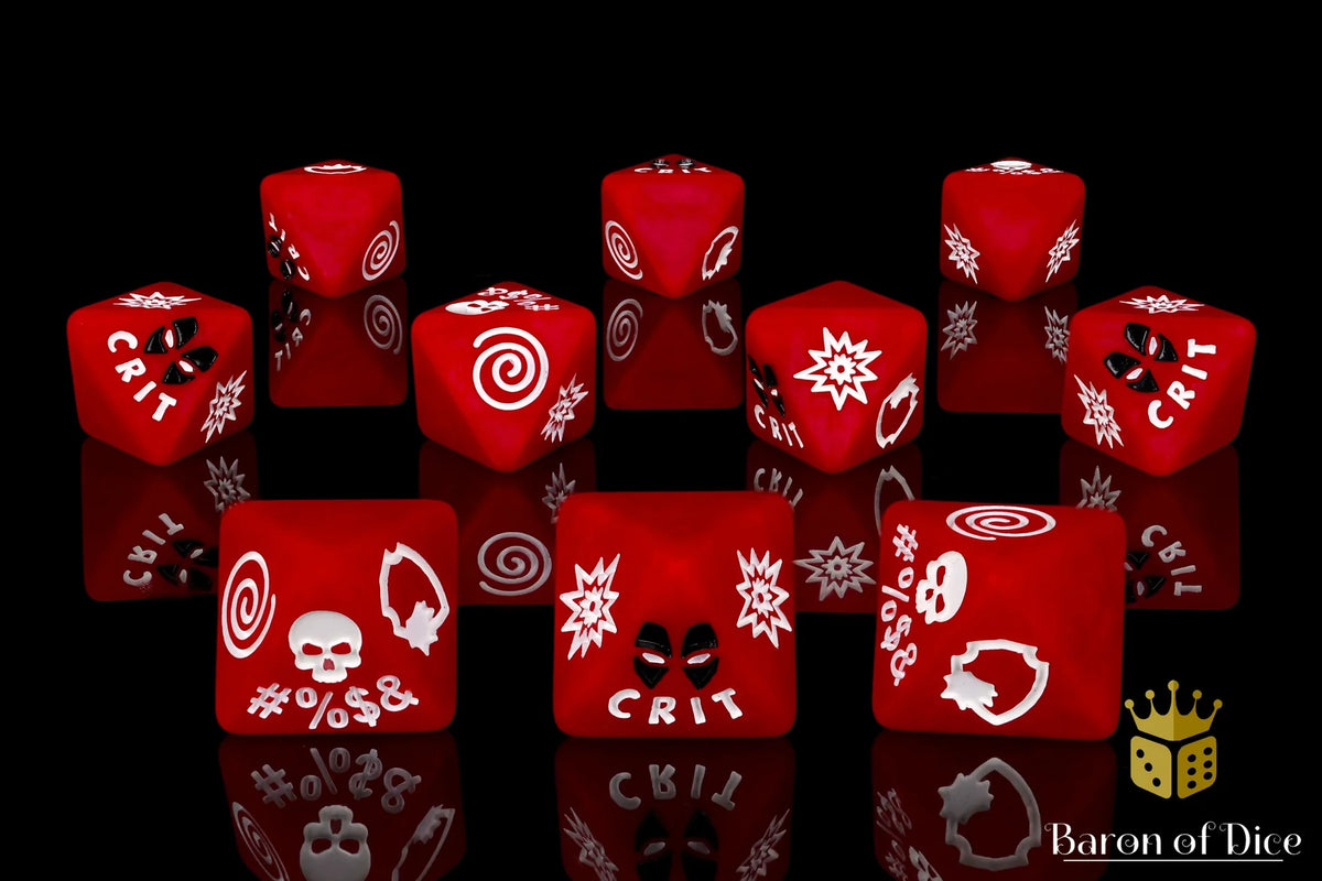 Baron of Dice: Merc For Hire D8 Dice Set