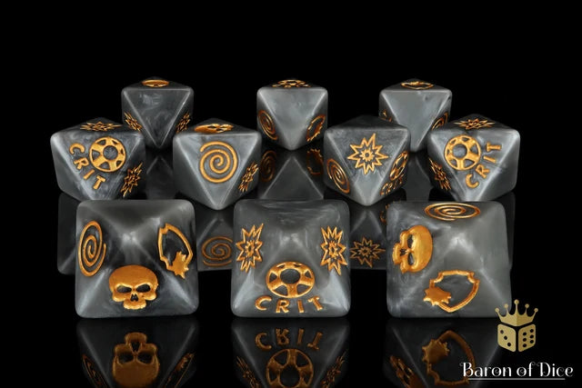 Baron of Dice: The Dark Sons D8 Dice Set