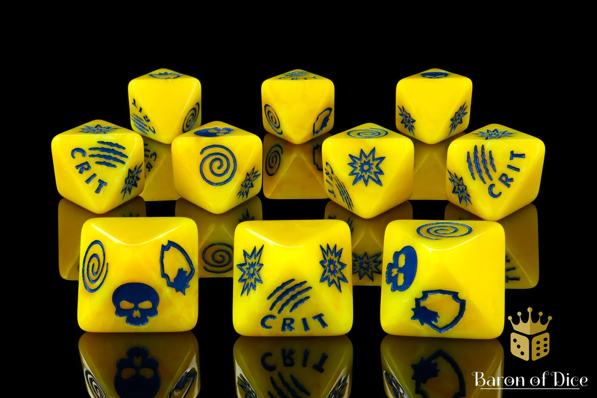 Baron of Dice: Claws D8 Dice Set