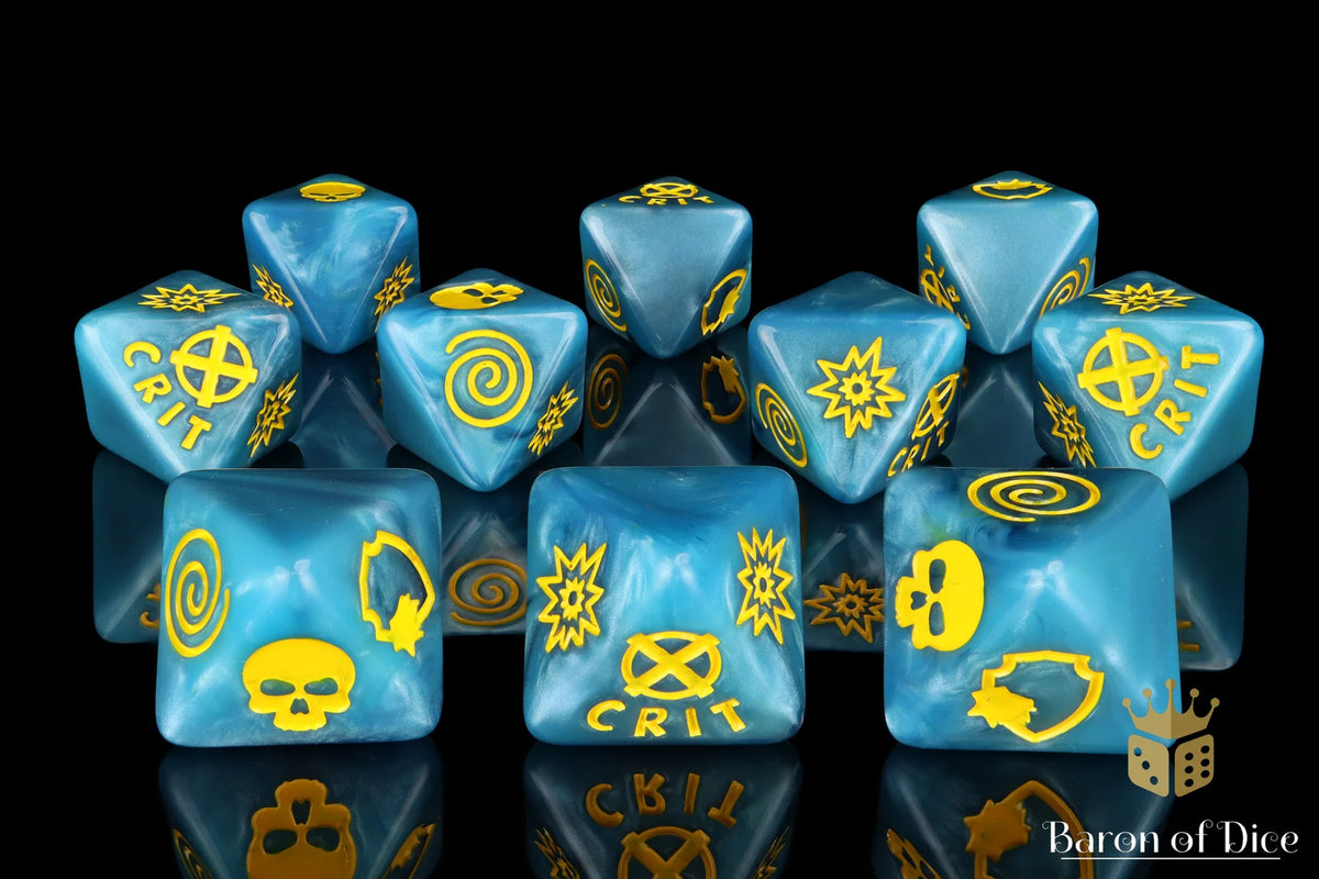 Baron of Dice: Heroic Mutants D8 Dice Set