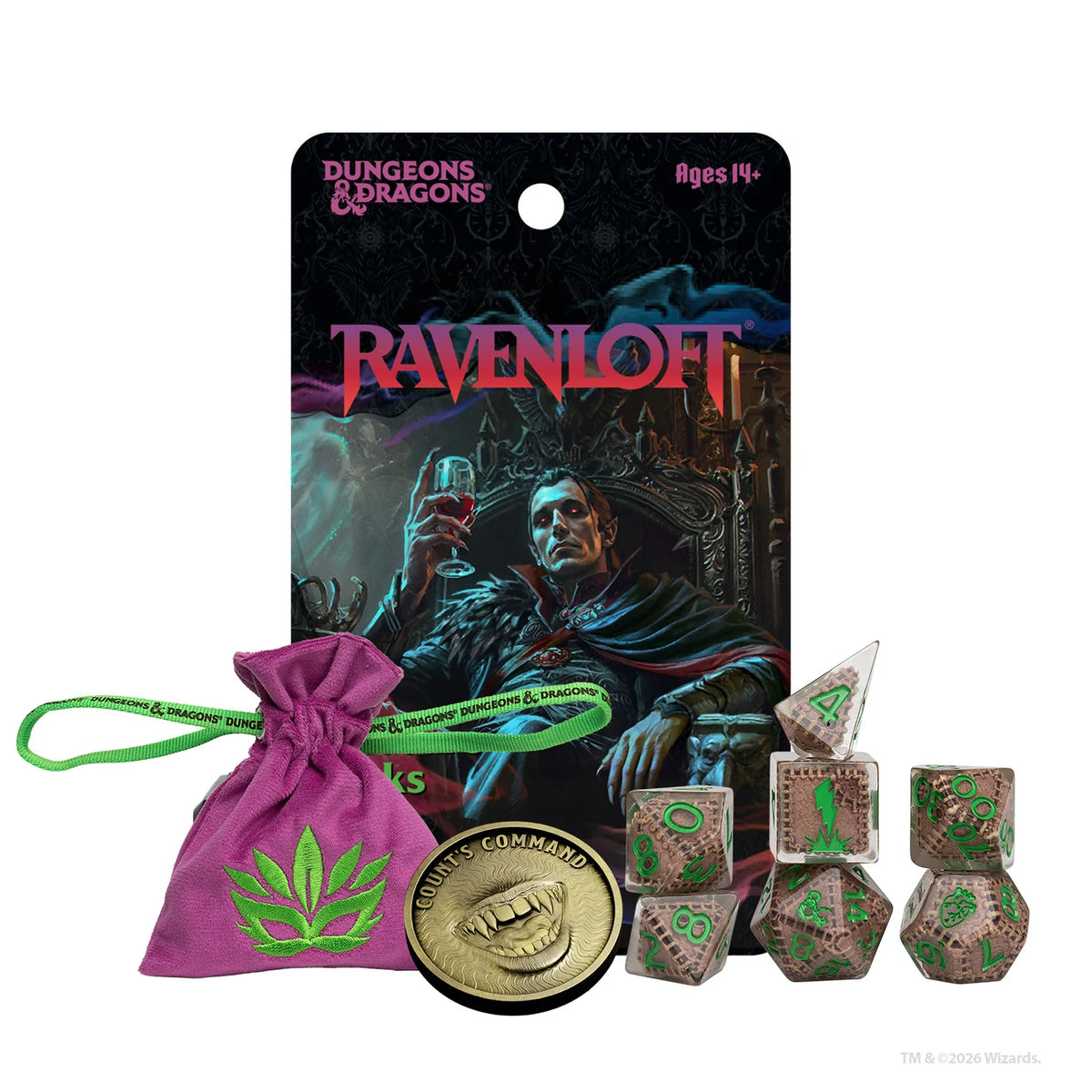 Mists of Ravenloft Treasure Packs Dice Set PDQ