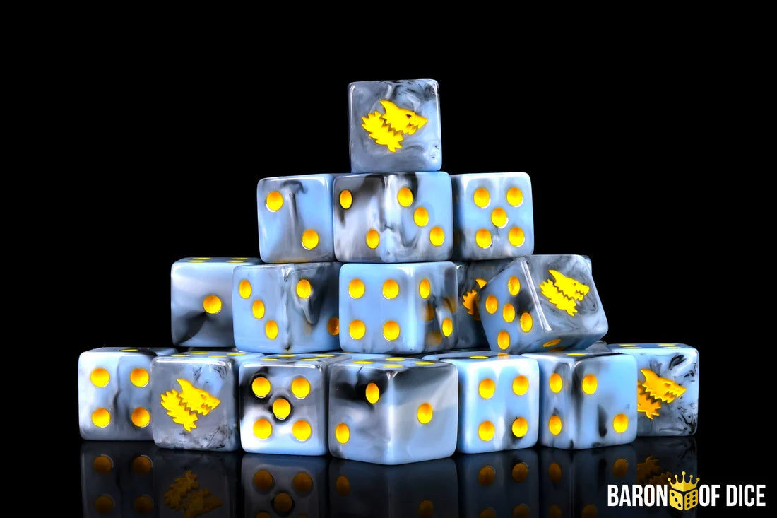 Baron of Dice: Snow Direwolf