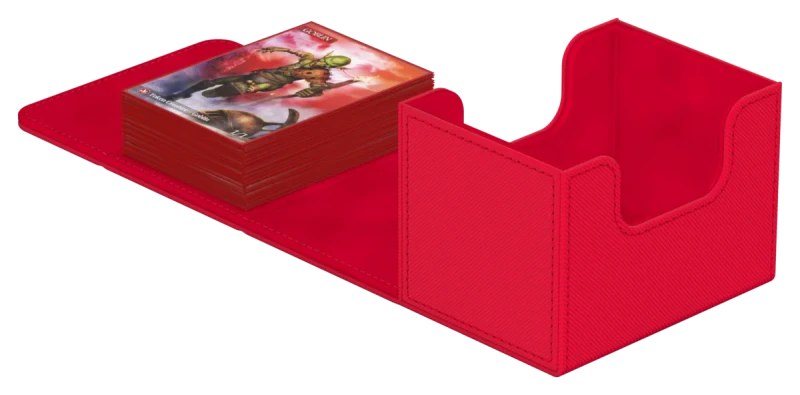 Ultimate Guard: Deck Case: Sidewinder 100+ Standard Size Monocolor- Red