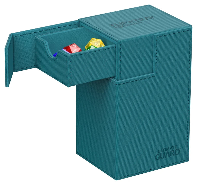 Ultimate Guard: Deck Case: Flip´n´Tray 80+ Standard Size Monocolor- Petrol