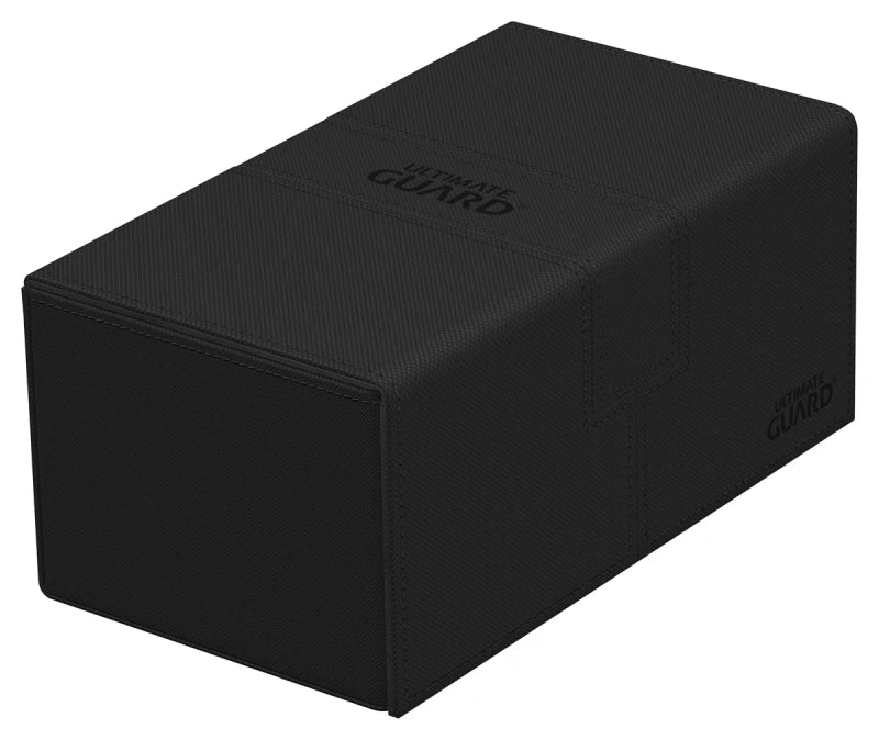 Ultimate Guard: Deck Case: Twin Flip´n´Tray 200+ Standard Size Monocolor- Black