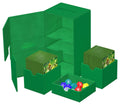 Ultimate Guard: Deck Case: Twin Flip´n´Tray 200+ Standard Size Monocolor- Green