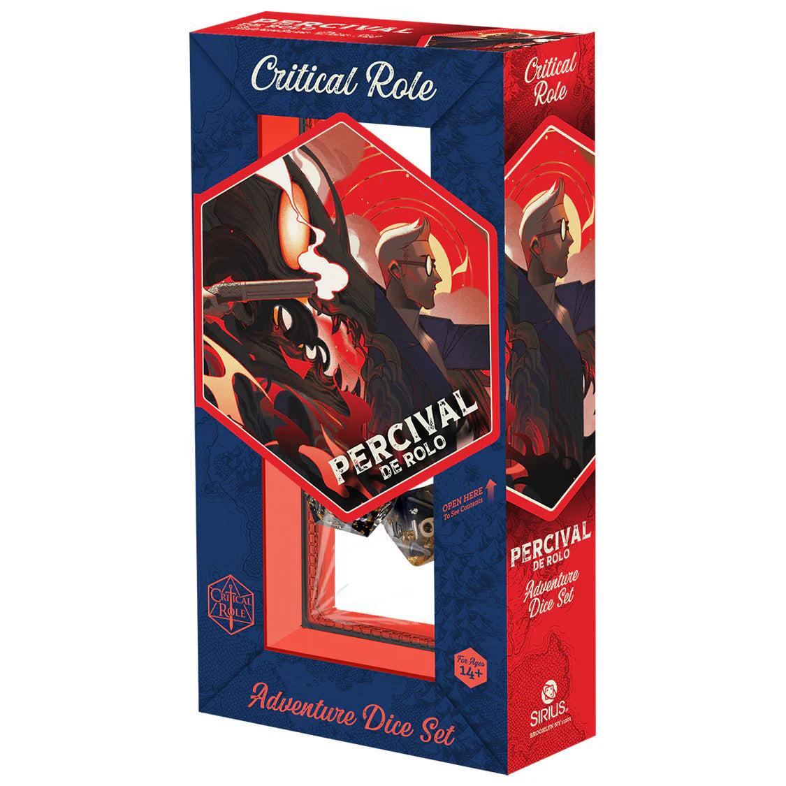 7-Die Set Vox Machina Adventure Dice: Percival de Rolo