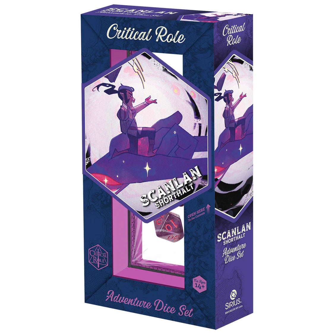 7-Die Set Vox Machina Adventure Dice: Scanlan Shorthalt