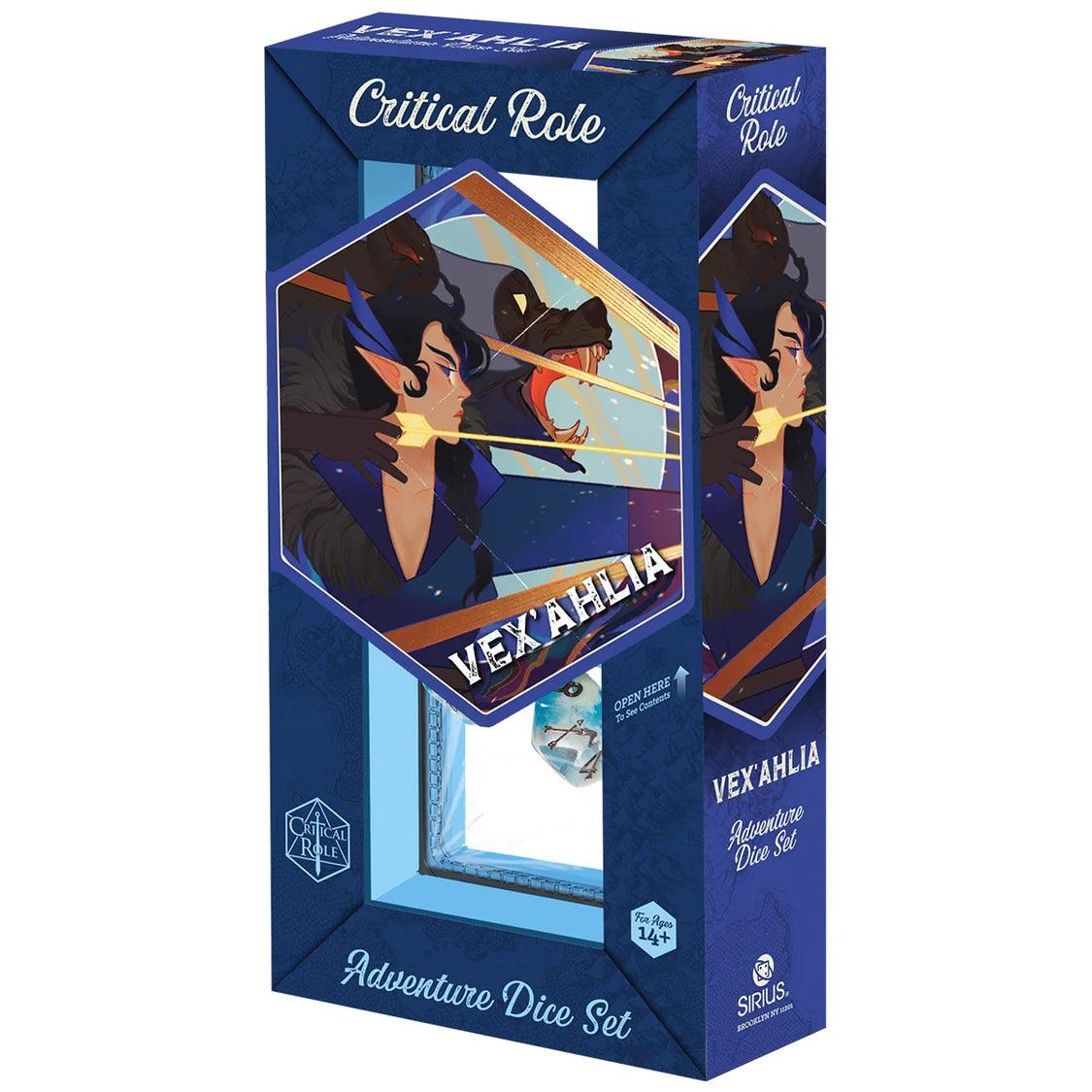 7-Die Set Vox Machina Adventure Dice: Vex'ahlia
