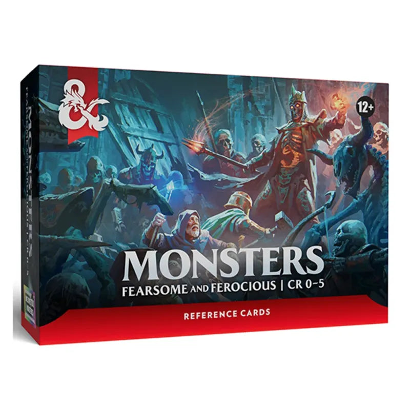 D&D, 5e: Reference Cards- Trove Monsters- Fearsome And Ferocious